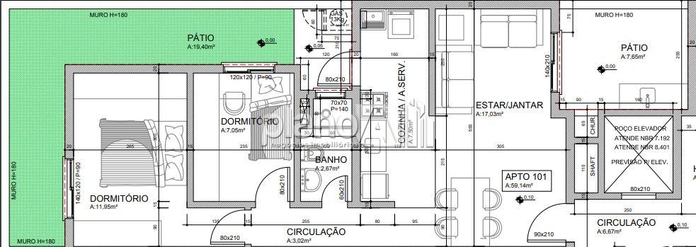 Venda de Apartamentos / Padrão na cidade de Gravataí