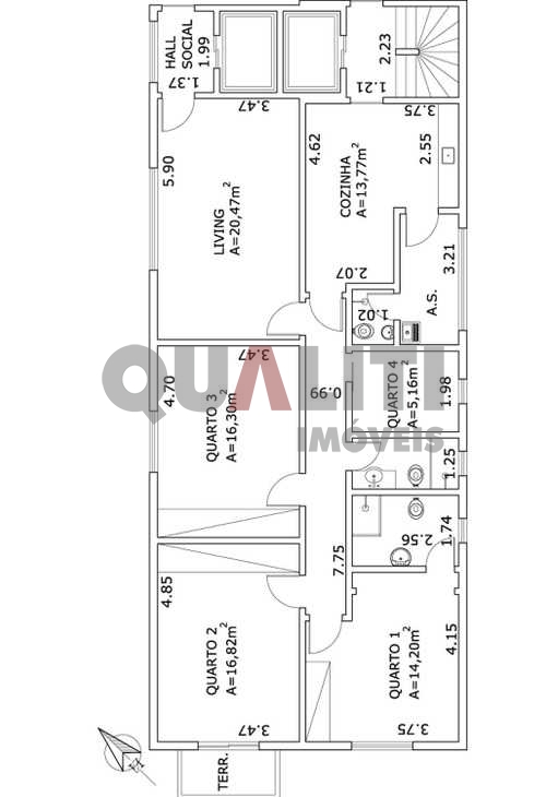 Apartamento para locação com 125 m², 3 dormitórios, 1 suíte, varanda e 1 vaga em Moema Pássaros