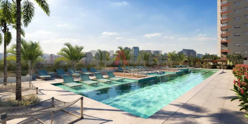 Apartamento novo para venda com 69 m², 2 dormitórios, 1 suíte, 1 vaga de garagem, lazer completo no Alto da Boa Vista/Santo Amaro.