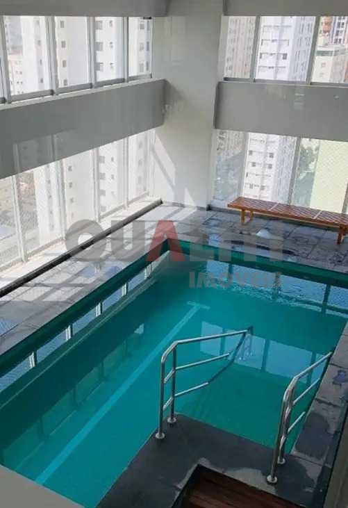 Apartamento mobiliado moderno no Brooklin Novo, com 1 dormitório, 1 vaga de garagem, depósito e lazer completo.