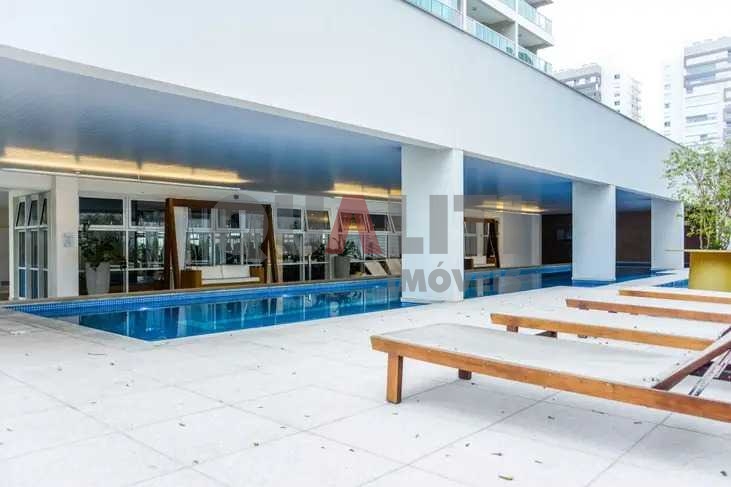 Apartamento studio moderno mobiliado no brooklin para locação e venda