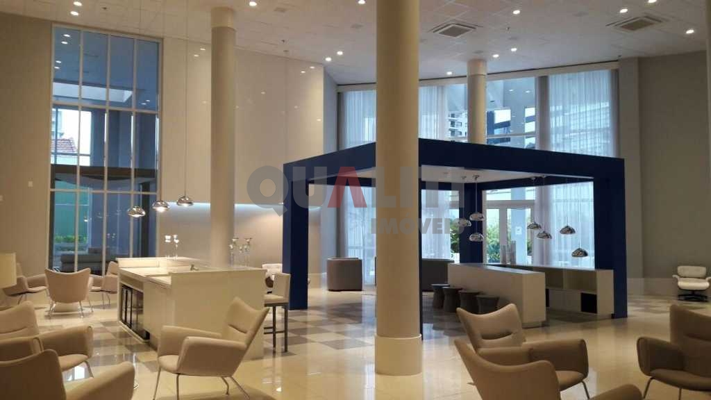Apartamento mobiliado à venda, 1 dormitório, suíte, lavabo, 54m², no Itaim Bibi