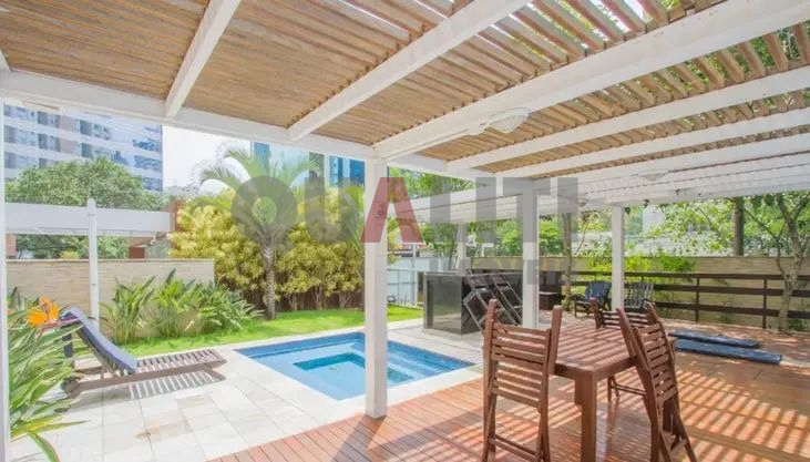 Apartamento alto padrão, venda, 80 m², 1quarto, closet, varanda gourmet, Brooklin
