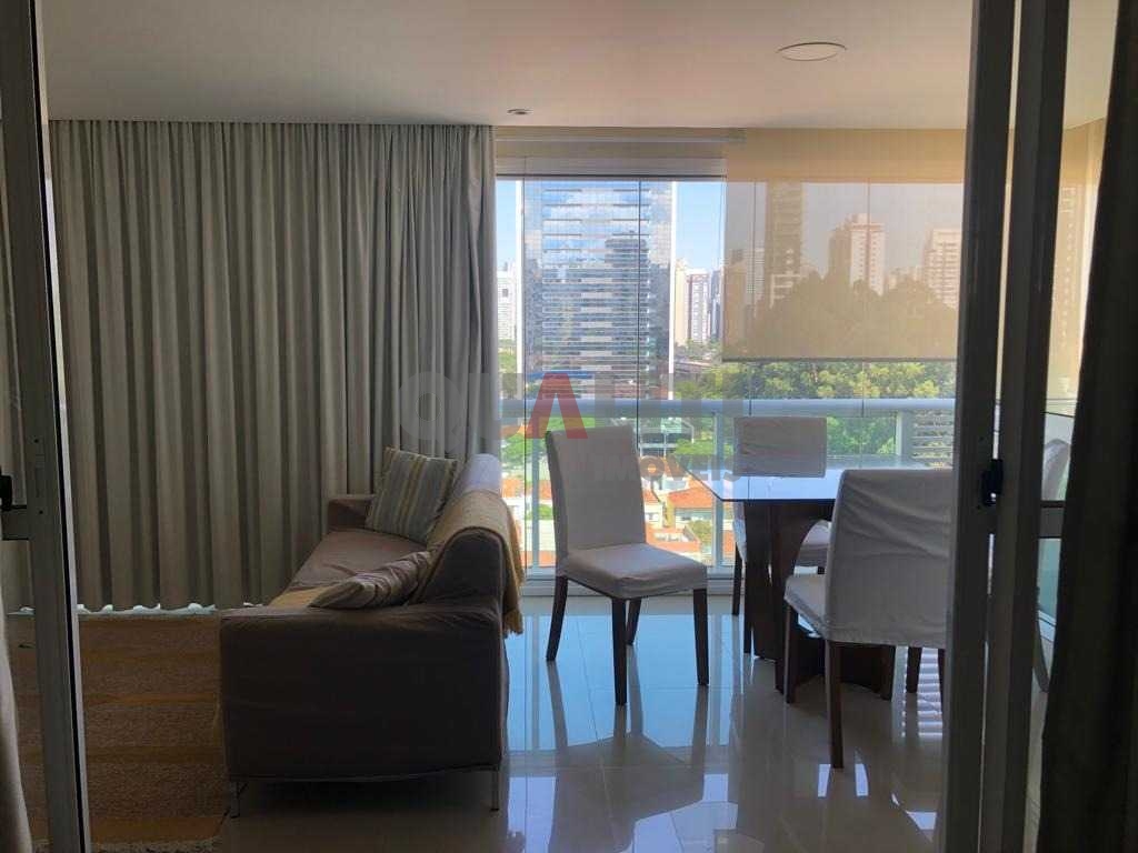 Apartamento studio moderno mobiliado no brooklin para locação e venda