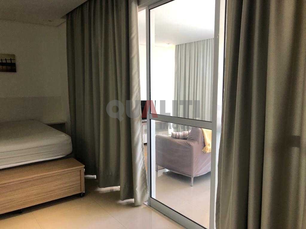 Apartamento studio moderno mobiliado no brooklin para locação e venda