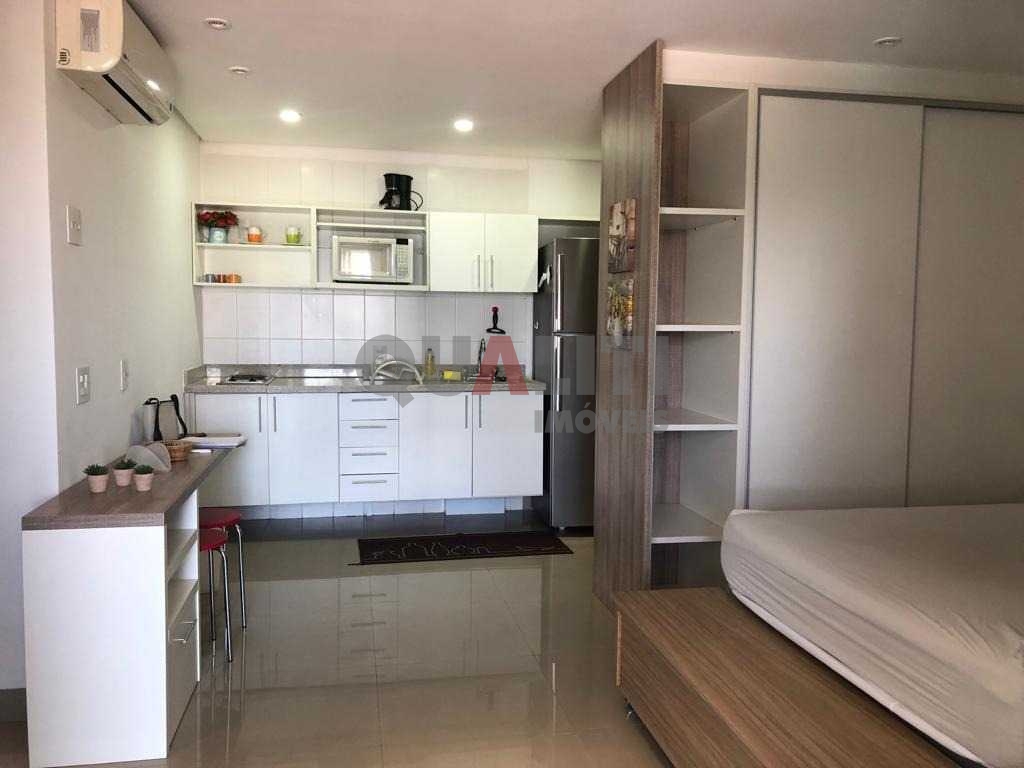 Apartamento studio moderno mobiliado no brooklin para locação e venda