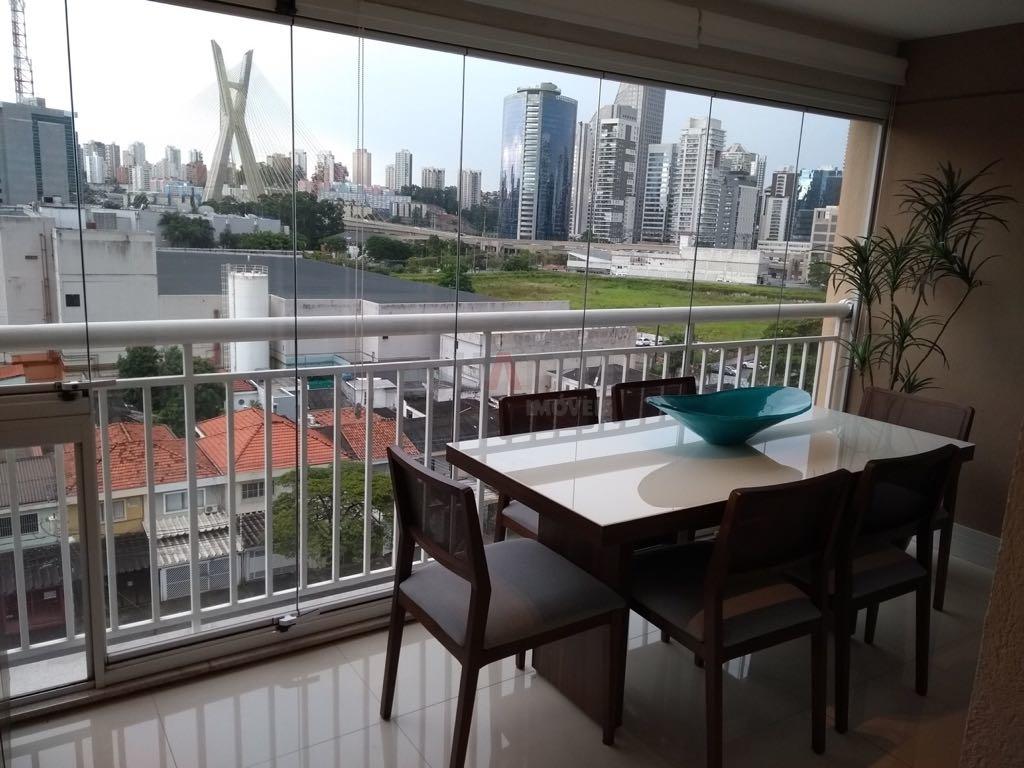 Apartamento para venda no brooklin com 2 suítes e 2 vagas de garagem
