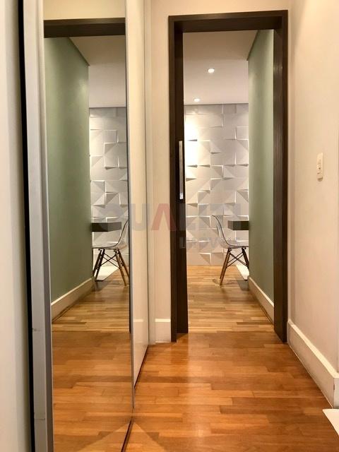 Apartamento mobiliado para Locação, 78 m², 1 suíte, closet, sacada, 2 vagas na Vila Nova Conceição