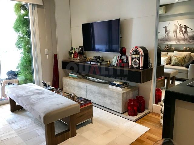 Apartamento mobiliado para Locação, 78 m², 1 suíte, closet, sacada, 2 vagas na Vila Nova Conceição