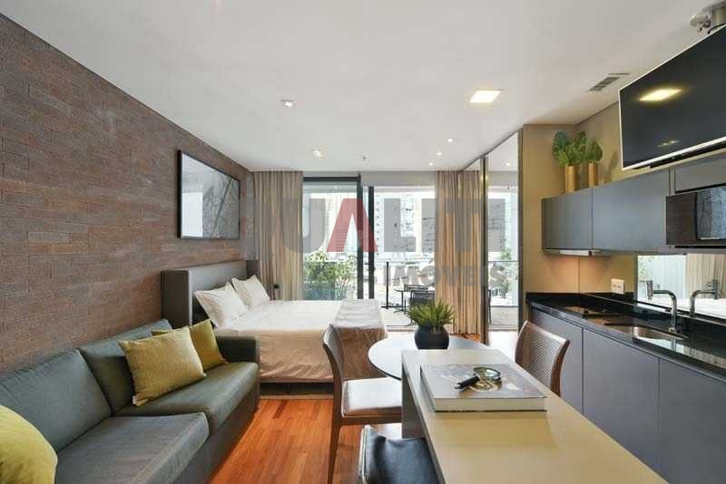 Apartamento de alto padrão, mobiliado, ao lado da Faria Lima, para venda na Vila Olímpia.