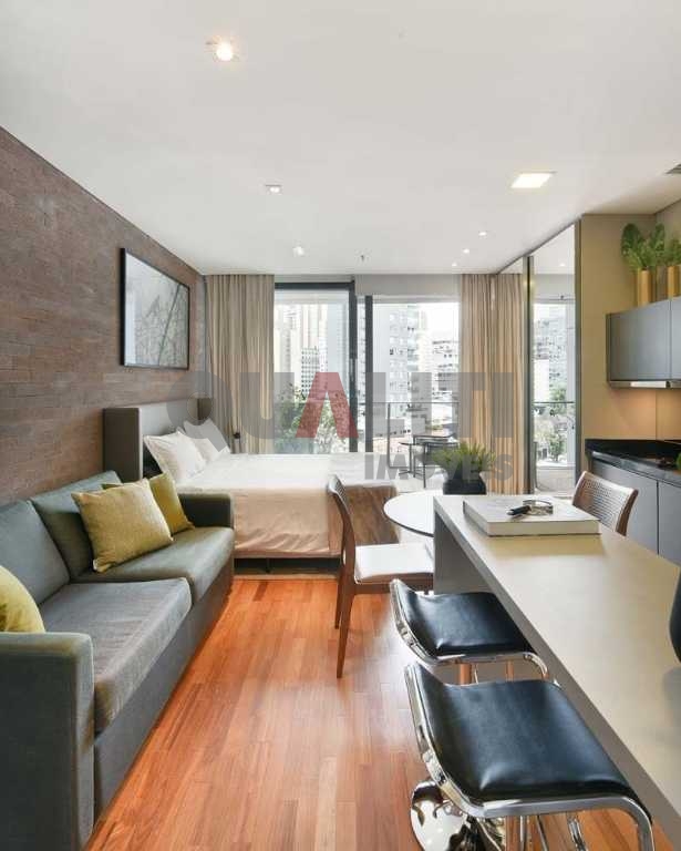 Apartamento de alto padrão, mobiliado, ao lado da Faria Lima, para venda na Vila Olímpia.