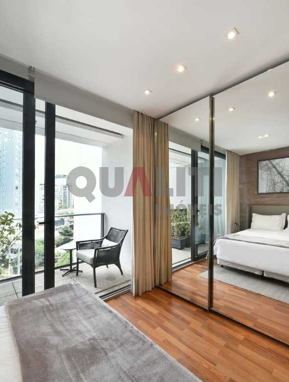 Apartamento de alto padrão, mobiliado, ao lado da Faria Lima, para venda na Vila Olímpia.