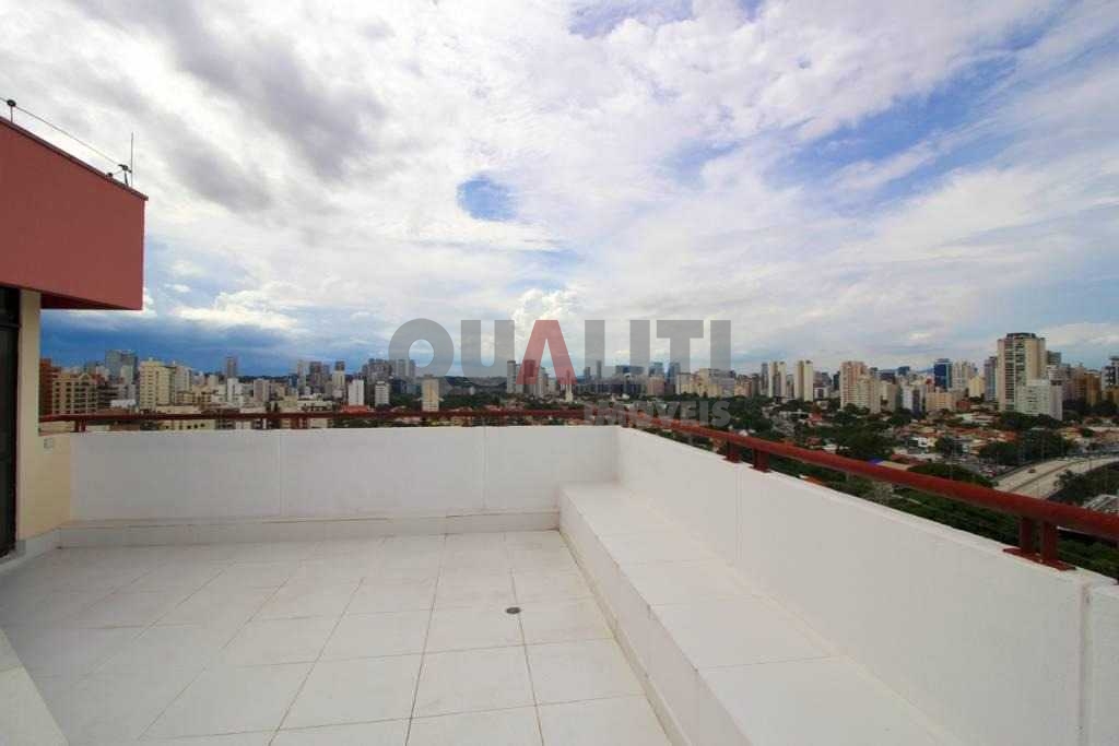 Cobertura duplex para venda no Brooklin com 140 m², 2 dormitórios, 2 vagas, amplo terraço com jaccuzi e solarium e lazer, oportunidade!!