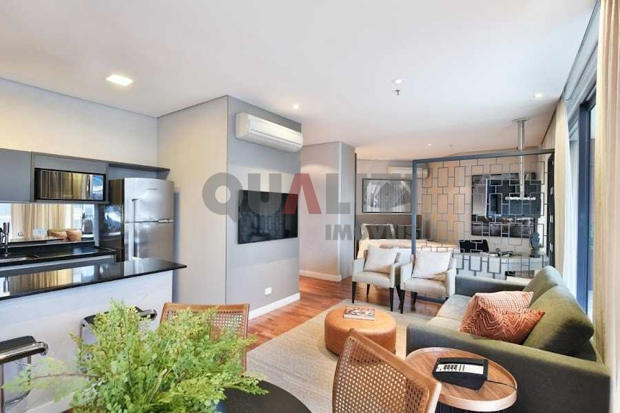 Studio mobiliado para locação na Vila Olímpia