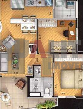 Apartamento para venda no Brooklin Novo, moradia ou investimento, próximo Metrô com 2 dormitórios, terraço, andar alto e lazer completo, oportunidade!!
