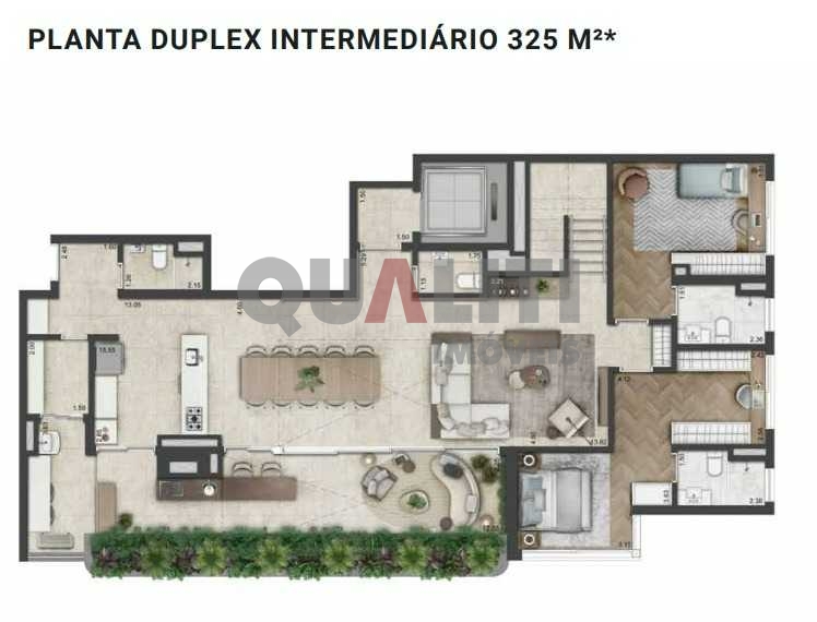 Apartamento duplex à venda no Parque Global - melhor empreendimento da América Latina.