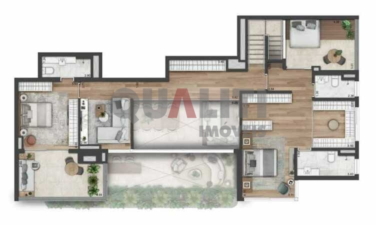 Apartamento duplex à venda no Parque Global - melhor empreendimento da América Latina.