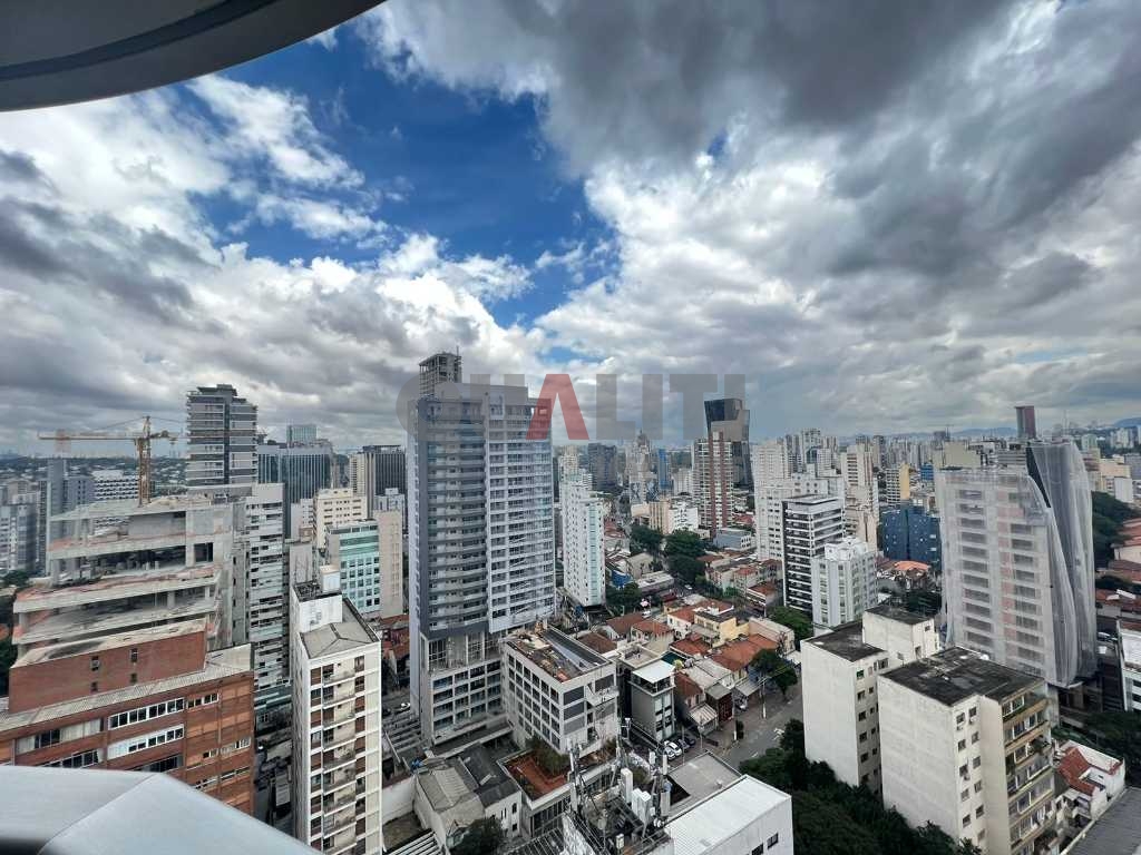Apartamento à venda em Pinheiros com 49 m², 1 quarto, 1 suíte, living com terraço e 1 vaga