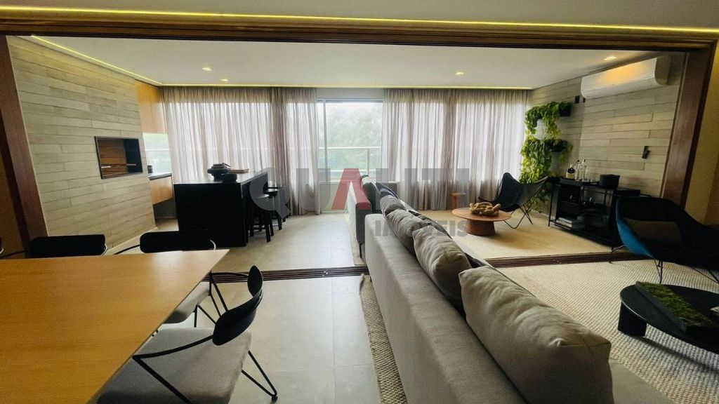Apartamento a venda de alto padrão com 147 m², lazer completo, 3 suítes, varanda gourmet e 2 vagas no Brooklkin