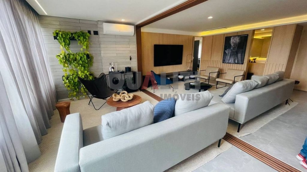 Apartamento a venda de alto padrão com 147 m², lazer completo, 3 suítes, varanda gourmet e 2 vagas no Brooklkin