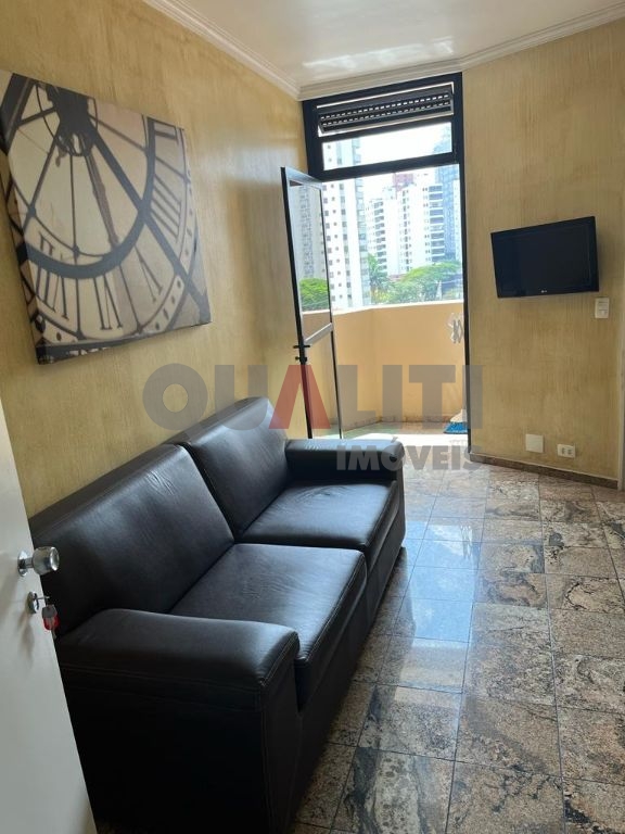 Apartamento mobiliado para Venda em Moema próximo do Metrô, 1 quarto, cozinha americana, terraço, 1 vaga, lazer e baixa taxa de condomínio, oportunidade!!