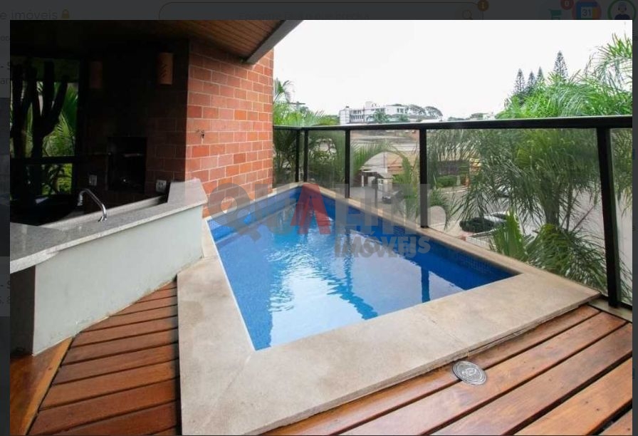 Apartamento com 280m² para Locação e Venda de alto padrão em Moema 4 quartos, 3 suítes, 4 vagas e piscina individual no apartamento.