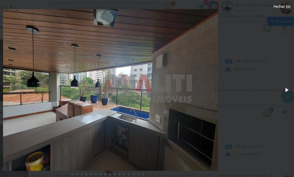 Apartamento com 280m² para Locação e Venda de alto padrão em Moema 4 quartos, 3 suítes, 4 vagas e piscina individual no apartamento.