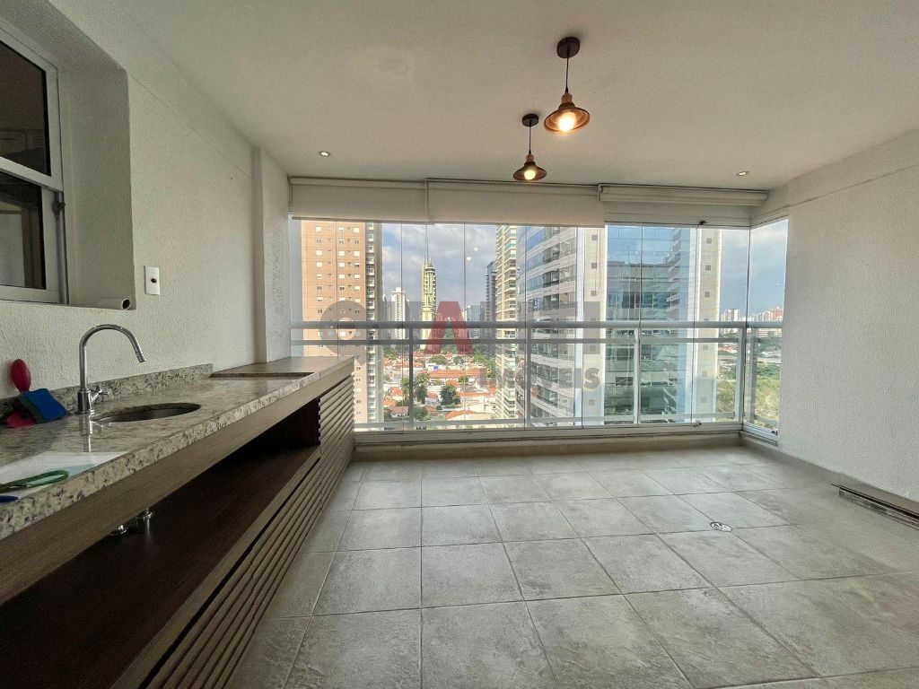 Apartamento alto padrão, venda, 80 m², 1quarto, closet, varanda gourmet, Brooklin