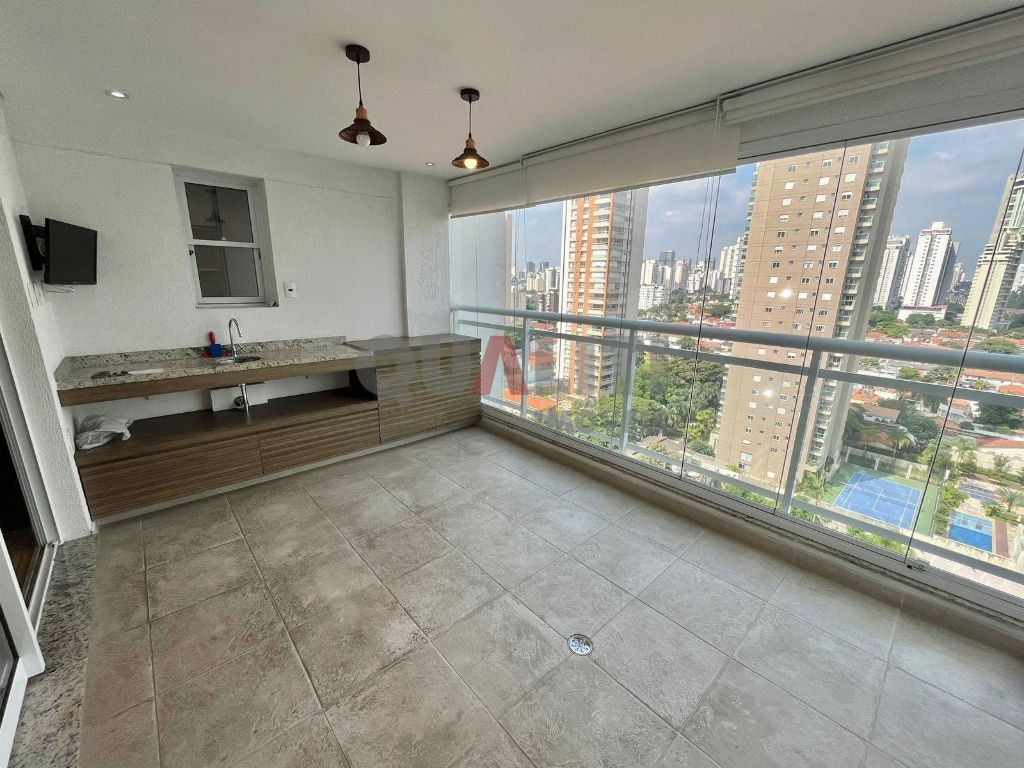 Apartamento alto padrão, venda, 80 m², 1quarto, closet, varanda gourmet, Brooklin