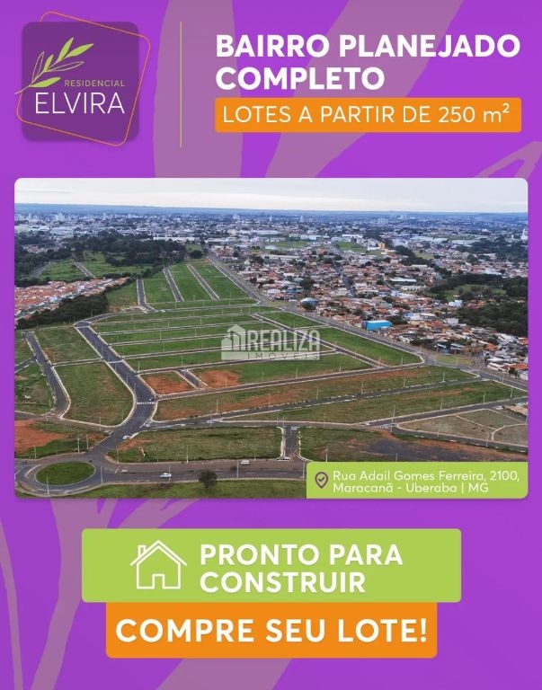 Lote/Terreno de 250m² no bairro Recreio dos Bandeirantes, em Uberaba | Eu Corretor
