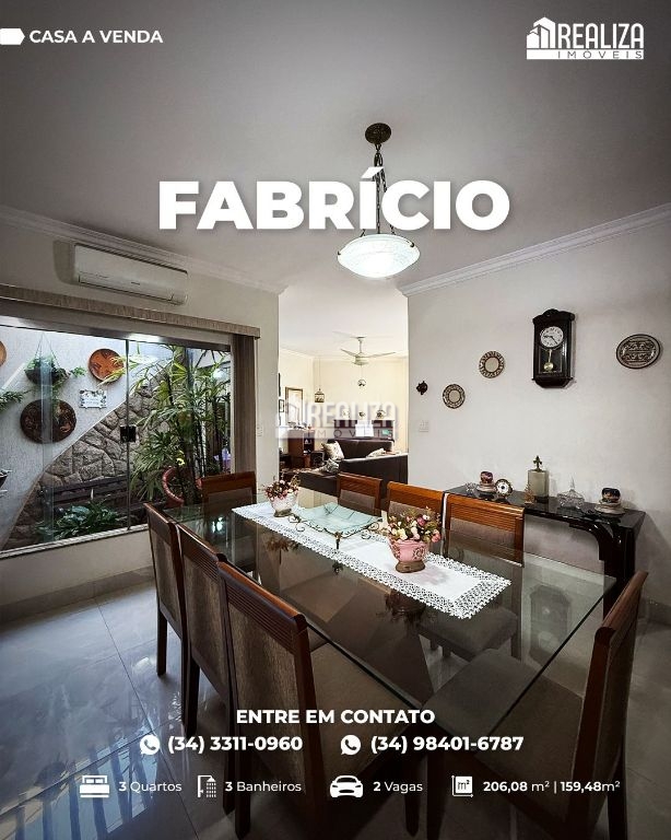 Casa de 3 quartos, 159m² no bairro Fabrício, em Uberaba | Eu Corretor