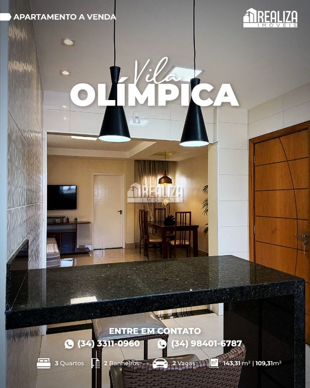 Apartamento de 3 quartos, 109m² no bairro Vila Olímpica, em Uberaba | Eu Corretor