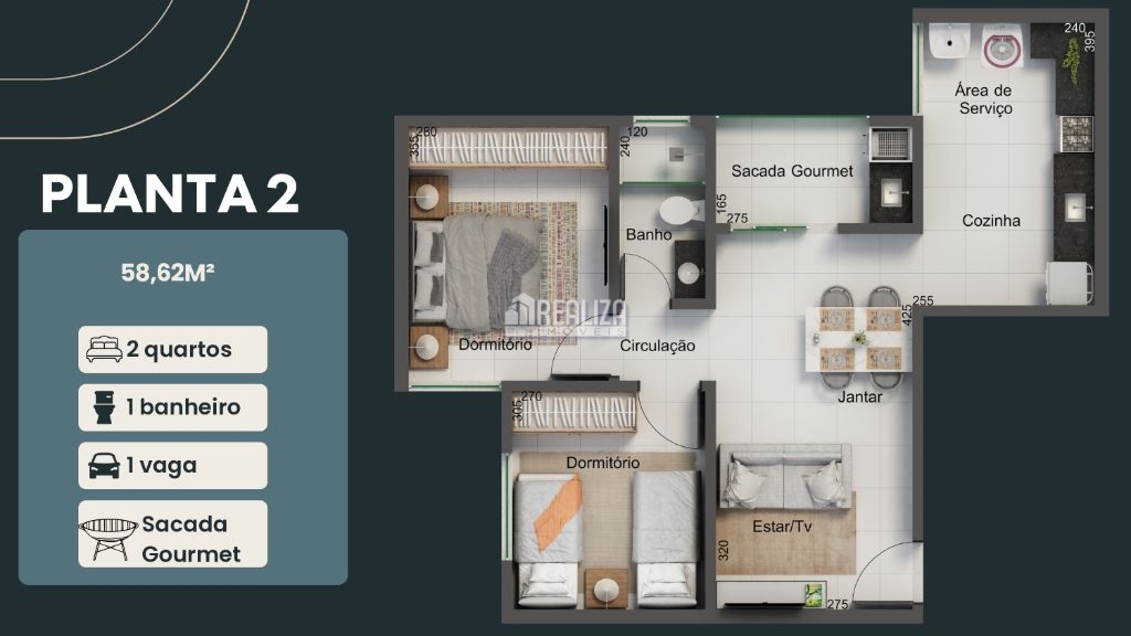 Apartamento, 2 quartos - Foto 5