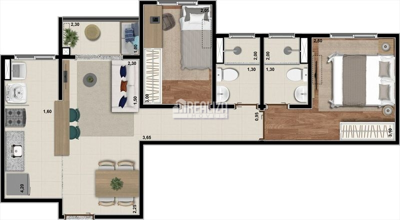 Apartamento, 2 quartos - Foto 6