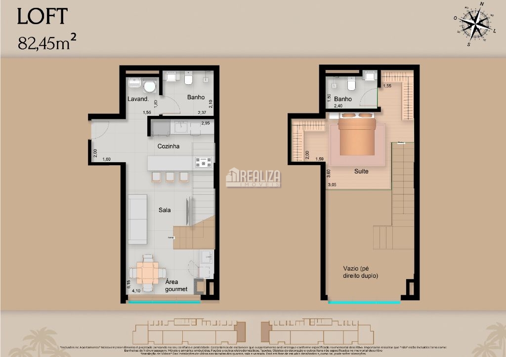 Apartamento, 1 quarto, 56 m² - Foto 33