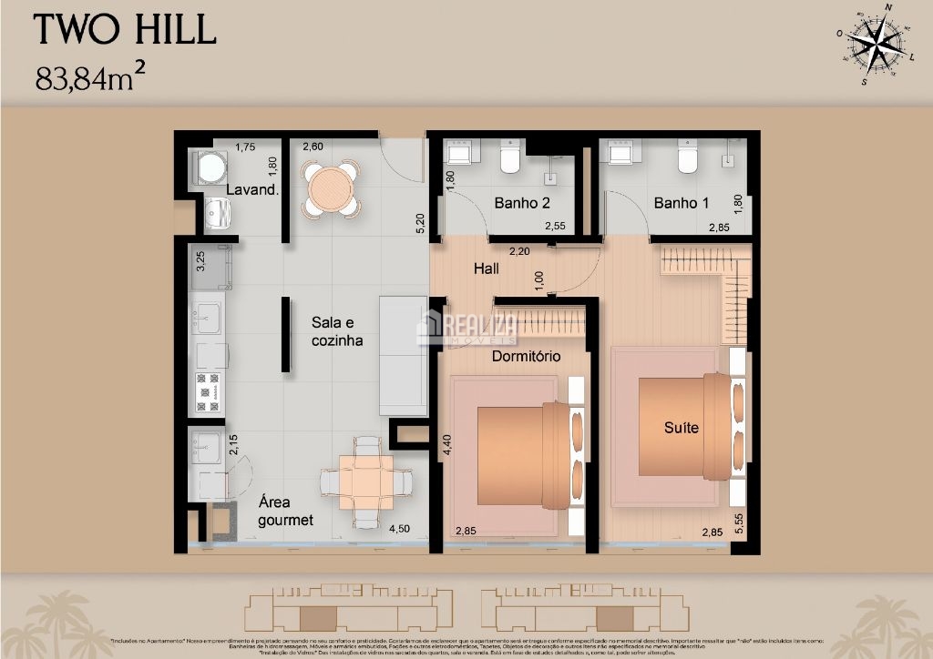 Apartamento, 1 quarto, 56 m² - Foto 34