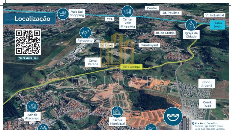 Lançamento 2 quartos com suíte na Zona Norte de São José dos Campos