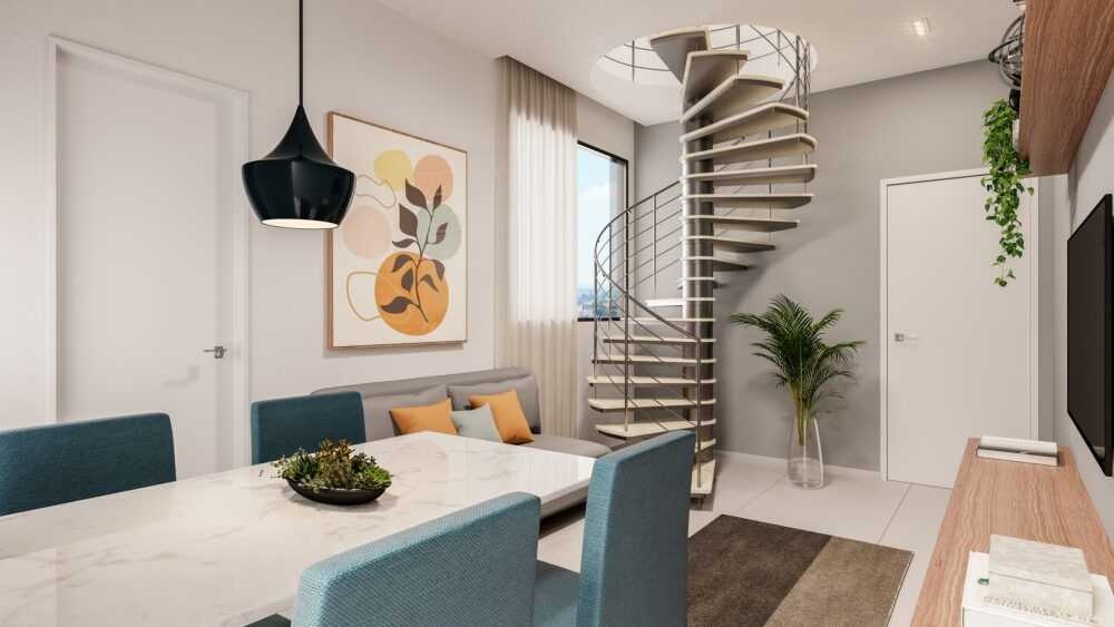 Cobertura duplex 90m² 2 quartos - Residencial Vista Bela, Jd. Paraíso - Jacareí/SP