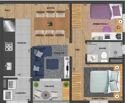 Venda de Apartamentos / Padrão na cidade de Jacareí