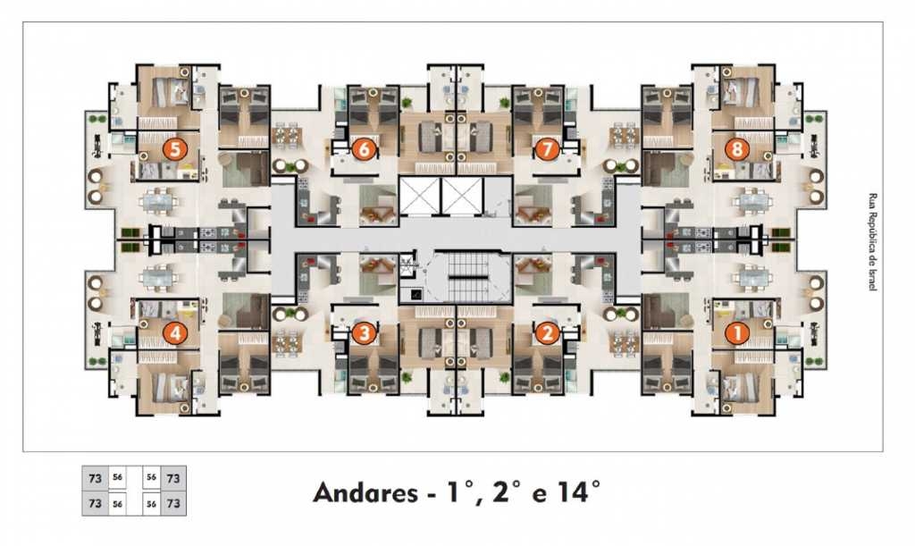 Lindo e confortavel apartamento dois dormitórios suíte no Jardim Oswaldo Cruz