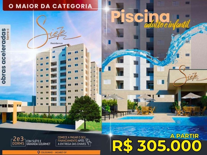 Excelente apartamento no Jardim Coleginho - Jacareí