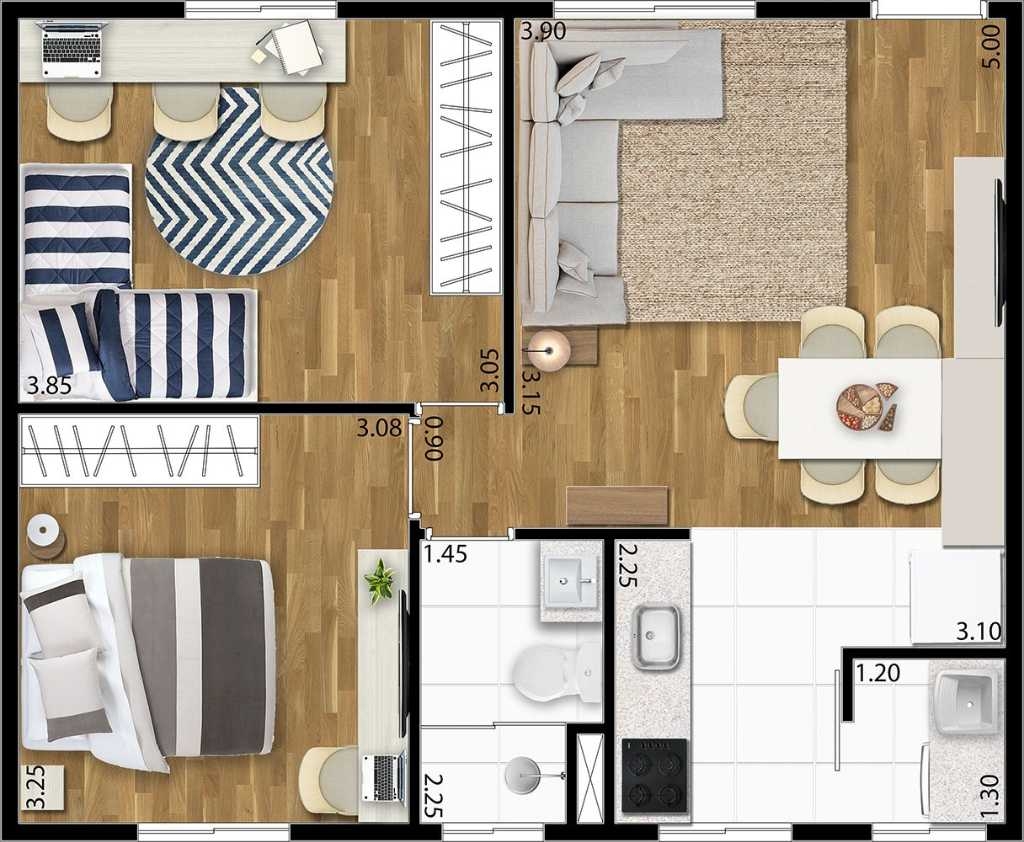 Venda de Apartamentos / Padrão na cidade de Jacareí