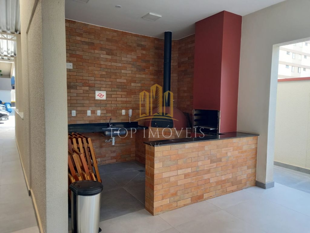 Apartamento novo dois dormitorios suite com varanda no satélite