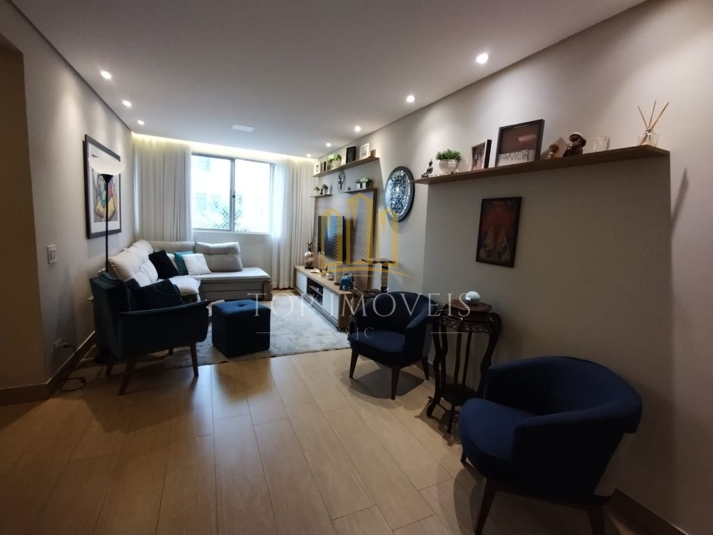 Apartamento com 95 metros, 3 dormitórios suite e totalmente reformado, e todo planejado, cozinha integrada com a sala