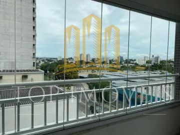 Maravilhoso apartamento dois dormitorios com varanda, suite no residencial aquarius