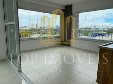 Maravilhoso apartamento dois dormitorios com varanda, suite no residencial aquarius