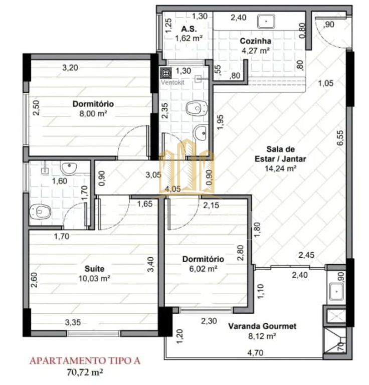 Apartamento Novíssimo de 3 Dormitórios no Verano Home Resort - Jacareí/SP