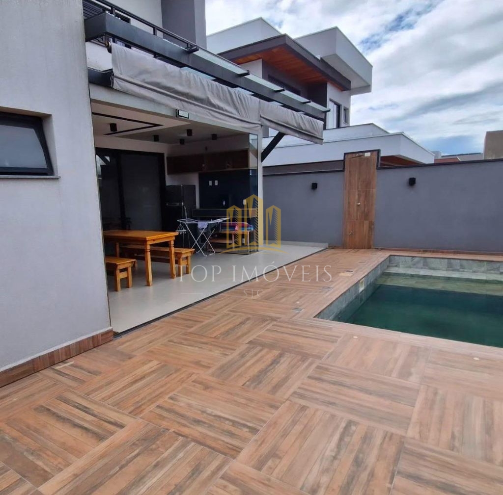 Sobrado luxuoso em condomínio fechado 279m² alto padrão vista livre piscina sjc