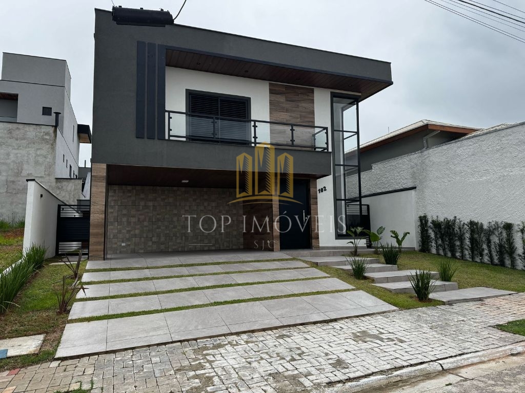 Sobrado novo alto padrão 4 dormitórios piscina zona norte condomínio mantiqueira sjc