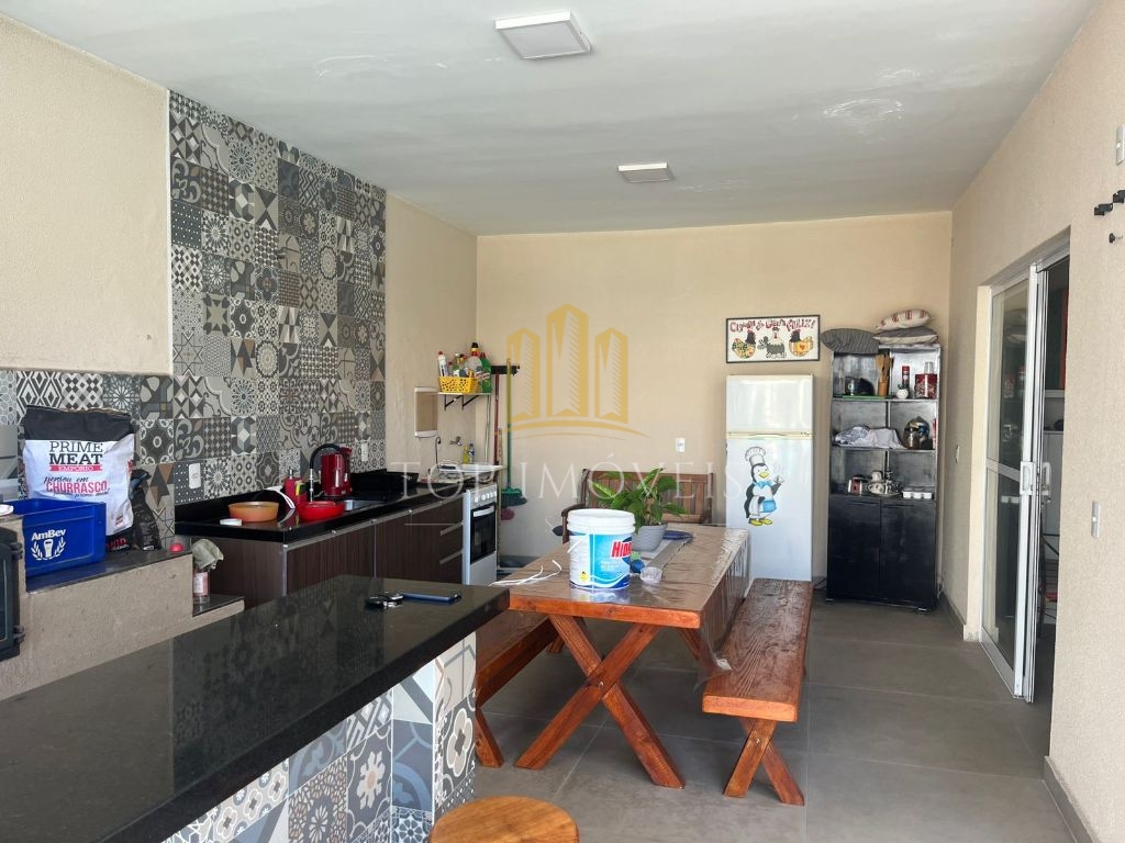Confortavel casa um dormitório piscina area gourmet no villa